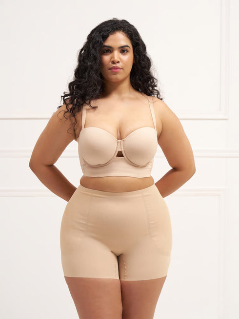 UNDERNEAT Hip Dip Shapewear Shorts - Black