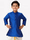 Ramraj Cotton Boys Full Sleeves Royal Blue Shiny Kurta K5