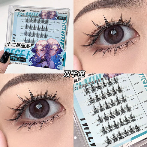 Gege Bear Twelve Constellation Series False Eyelashes