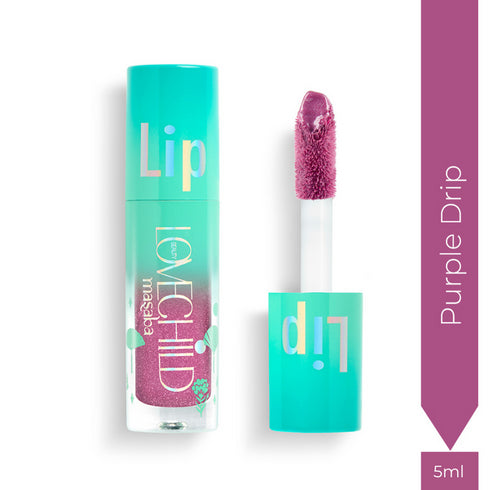 LoveChild Purple Drip| Lip Gelato Tinted Lip Oil Purple Shimmer