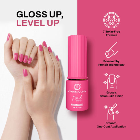 Colors Queen Nail Trend Nail Paint – Long Lasting | 13ml