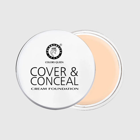 Colors Queen Cover And Conceal Cream Foundation | 25 Gram