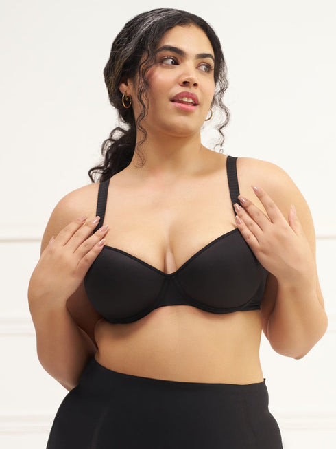 UNDERNEAT Soft Coverage T-Shirt Bra - Beige