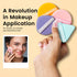 Colors Queen Pack of 4 Makeup Puffs with Powder, Foundation, Concealer & Multipurpose Puff