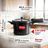 Prestige Svachh Hard Anodised Spillage Control Pressure Cooker 7.5 L Black