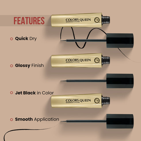 Colors Queen Colors Queen Waterproof Eyeliner | 4.5 ML
