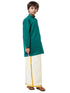 Ramraj Cotton Boys Fantastic Kurta & Cream Dhoti Set Green FS5