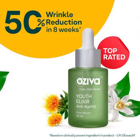 OZiva Anti Aging Face Serum for Wrinkle Reduction