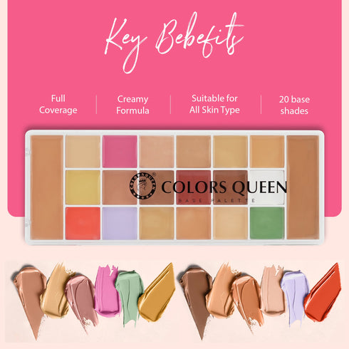 Colors Queen Colors Queen Base Palette - 110 Gram
