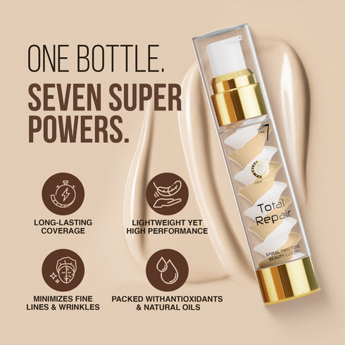 Colors Queen 7 in 1 Total Repair Foundation | 50 Gram