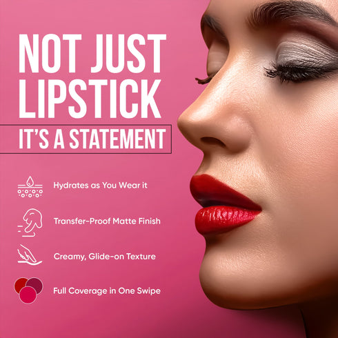 Colors Queen Matte Lip Crayon – 27 Bold Shades