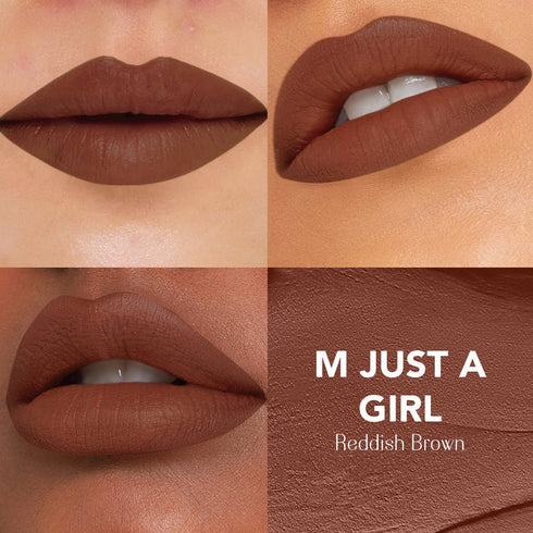 LoveChild M Just A Girl | Reddish Brown | Kiss My Sass Velvet Matte Liquid Lipstick