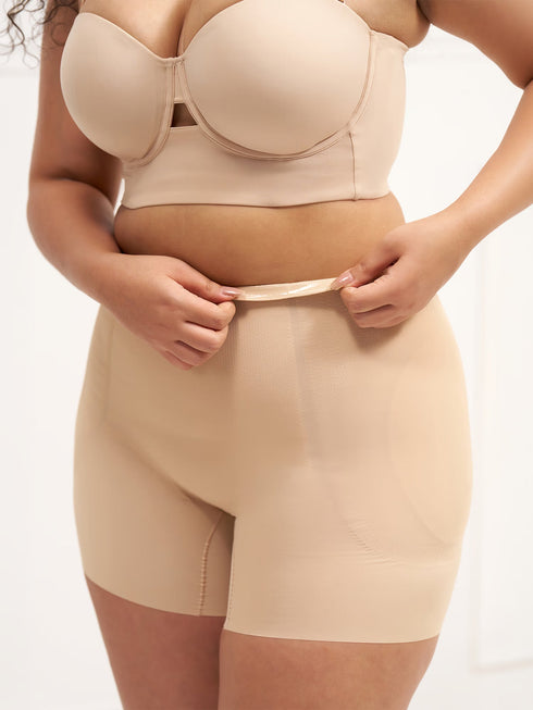 UNDERNEAT Hip Dip Shapewear Shorts - Black