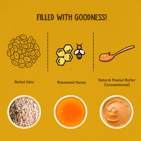 Alpino High Protein Rolled Oats Combo - Chocolate & Honey