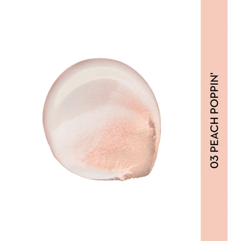 Sugar Cosmetics Bling Leader Illuminating Moisturizer NonSticky LightWeight With Pearl Finish 03 Peach Poppin' Warm Peach