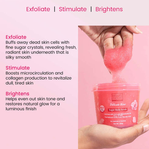 Bryan & Candy Delicate Rose Sugar Body Scrub