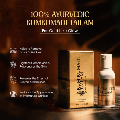 Vasuestore Vasu Kumkumadi Tailam with Aloe Vera Gel