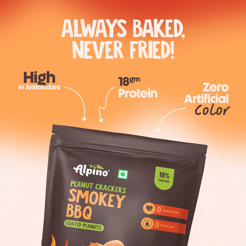 Alpino Peanut Crackers Smokey BBQ
