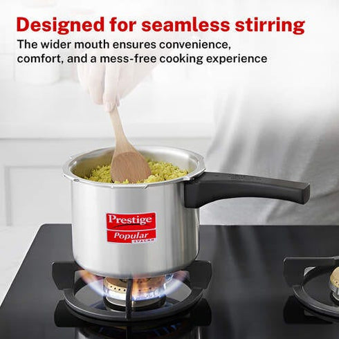 Prestige Popular Svachh Aluminium Pressure Cooker 2.0 L