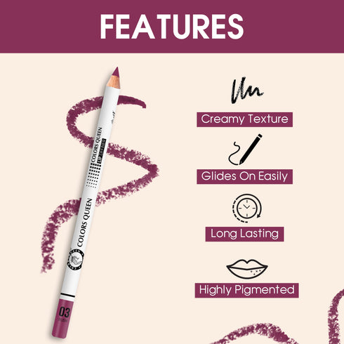 Colors Queen Lip & Eye Definer Set – 12 Shades for Precise Looks