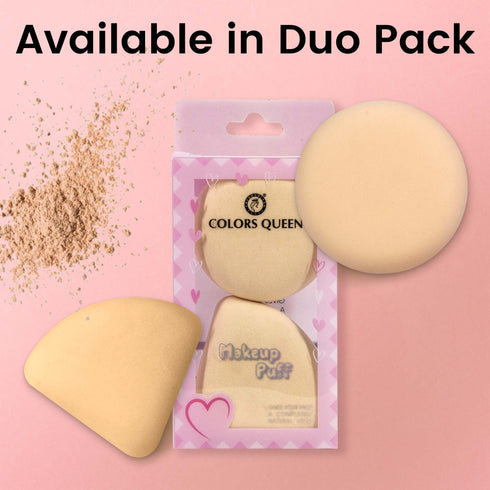 Colors Queen Makeup Puff Pack of 2