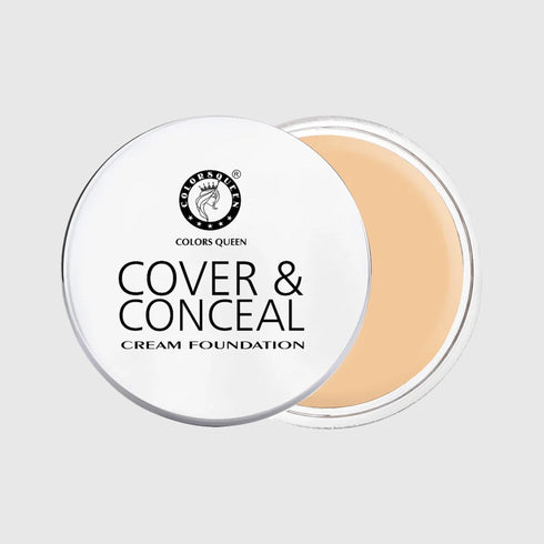 Colors Queen Cover And Conceal Cream Foundation | 25 Gram