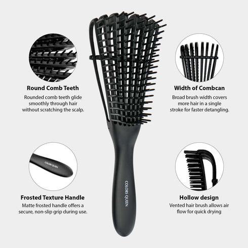 Colors Queen Detangle Hair Brush