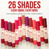Colors Queen Color Stay Non-Transfer Lipstick – 26 Shades