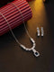 Zeraki Jewels Asha Silver Necklace Set