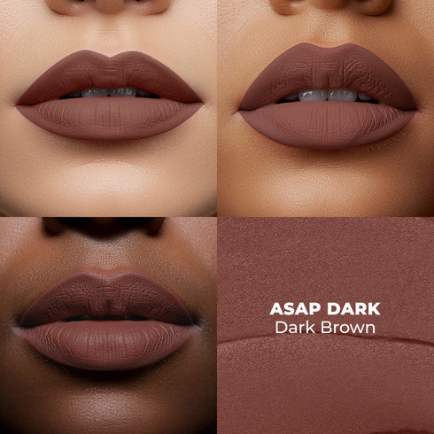 LoveChild ASAP | Dark Brown | The Boss Statement Matte Lipstick