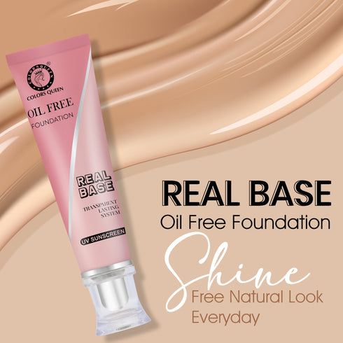 Colors Queen Real Base Oil Free Waterproof Foundation | 40 ML
