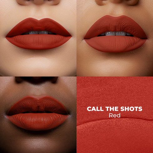 LoveChild Call The Shots | Red | The Boss Statement Matte Lipstick