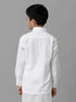 Ramraj Cotton Boys Cotton Full Sleeves White Shirt