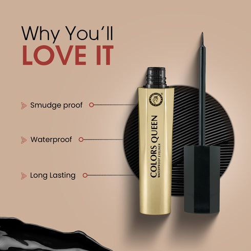 Colors Queen Colors Queen Waterproof Eyeliner | 4.5 ML