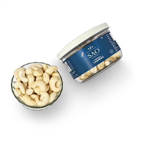 SAO Foods Roasted & Unsalted Premium Cashews