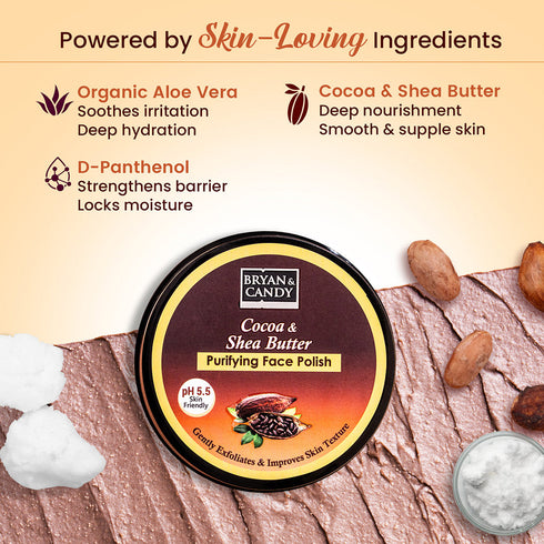 Bryan & Candy Cocoa & Shea Butter Purifying Face Polish