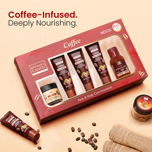 Bryan & Candy Coffee Face & Body Care Essentials Pack of 5