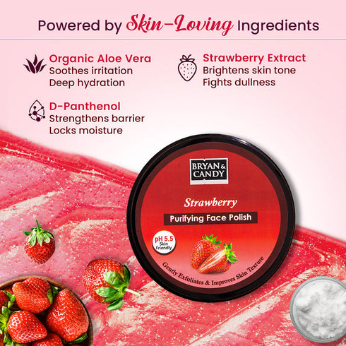 Bryan & Candy Strawberry Purifying Face Polish