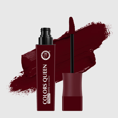 Colors Queen Totally Matte Non-Transfer Lipstick – 21 Hydrating Shades