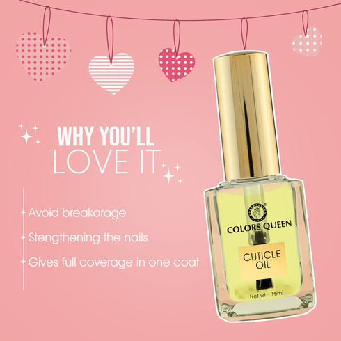 Colors Queen Nail Care Cuticle Oil – Promote Nail Growth | 15ml