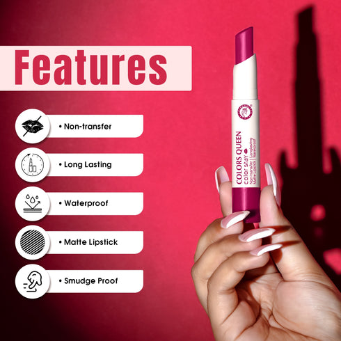 Colors Queen Long-Lasting Lipstick & Lip Definer Combo
