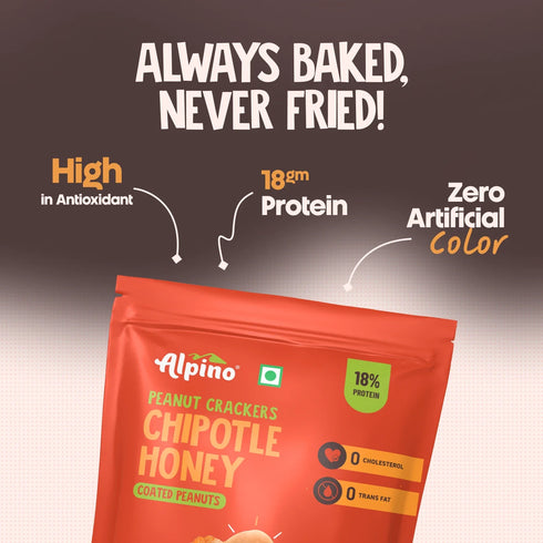 Alpino Peanut Crackers Chipotle Honey
