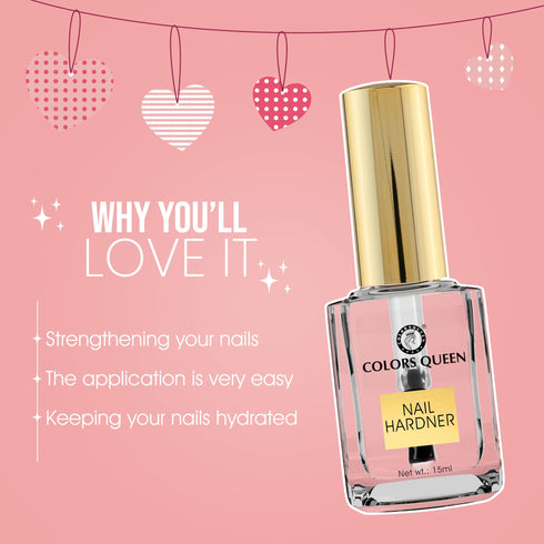 Colors Queen Nail Hardener – Strong Nails | 15ml