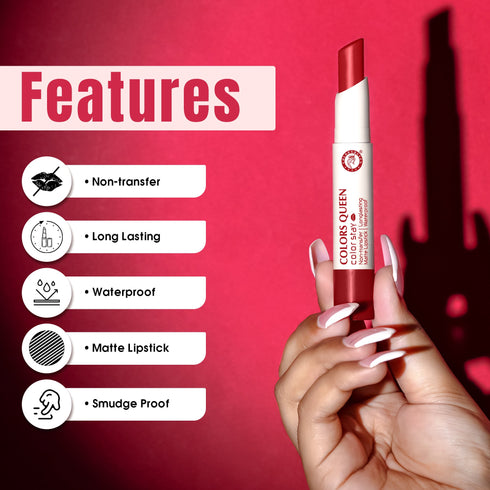 Colors Queen Long-Lasting Lipstick & Lip Definer Combo