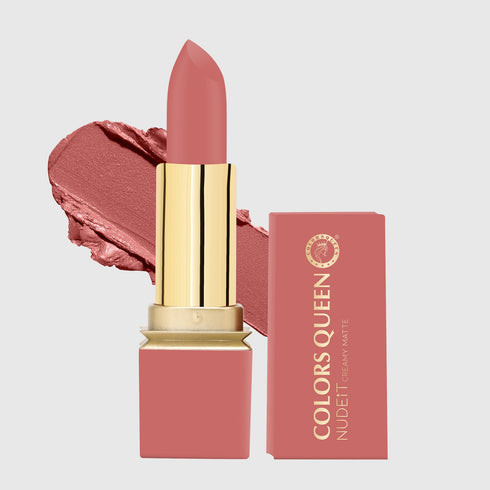 Colors Queen Nudeit Creamy Matte Lipstick – 14 Nude Shades