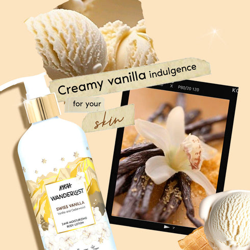 Wanderlust Swiss Vanilla 24Hr Hydrating Body Lotion
