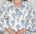 Miravan Womens Plus Size Off White Floral Printed Cotton Flex Kurta with Pant