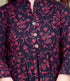 Miravan Womens Maroon Pure Cotton Floral Print Anarkali Kurta