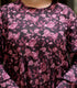Miravan Womens Maroon Floral Bell Sleeves Anarkali Kurta