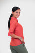 Veshbhoshaa Bluebird Women'S Coral Formal Shirt